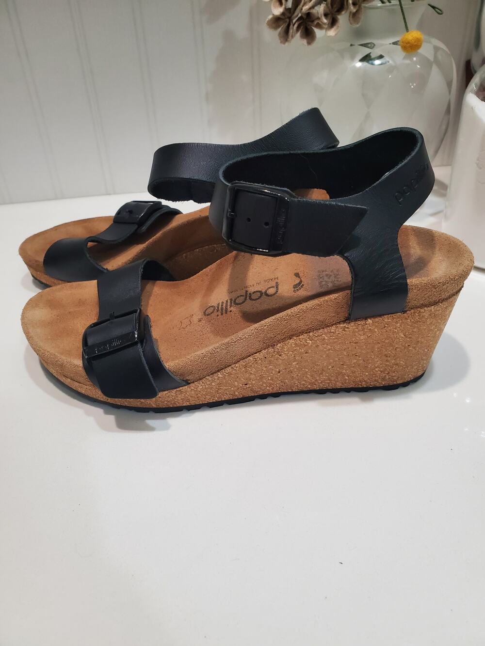 Birkenstock Papillio Wedge Shoes size 38